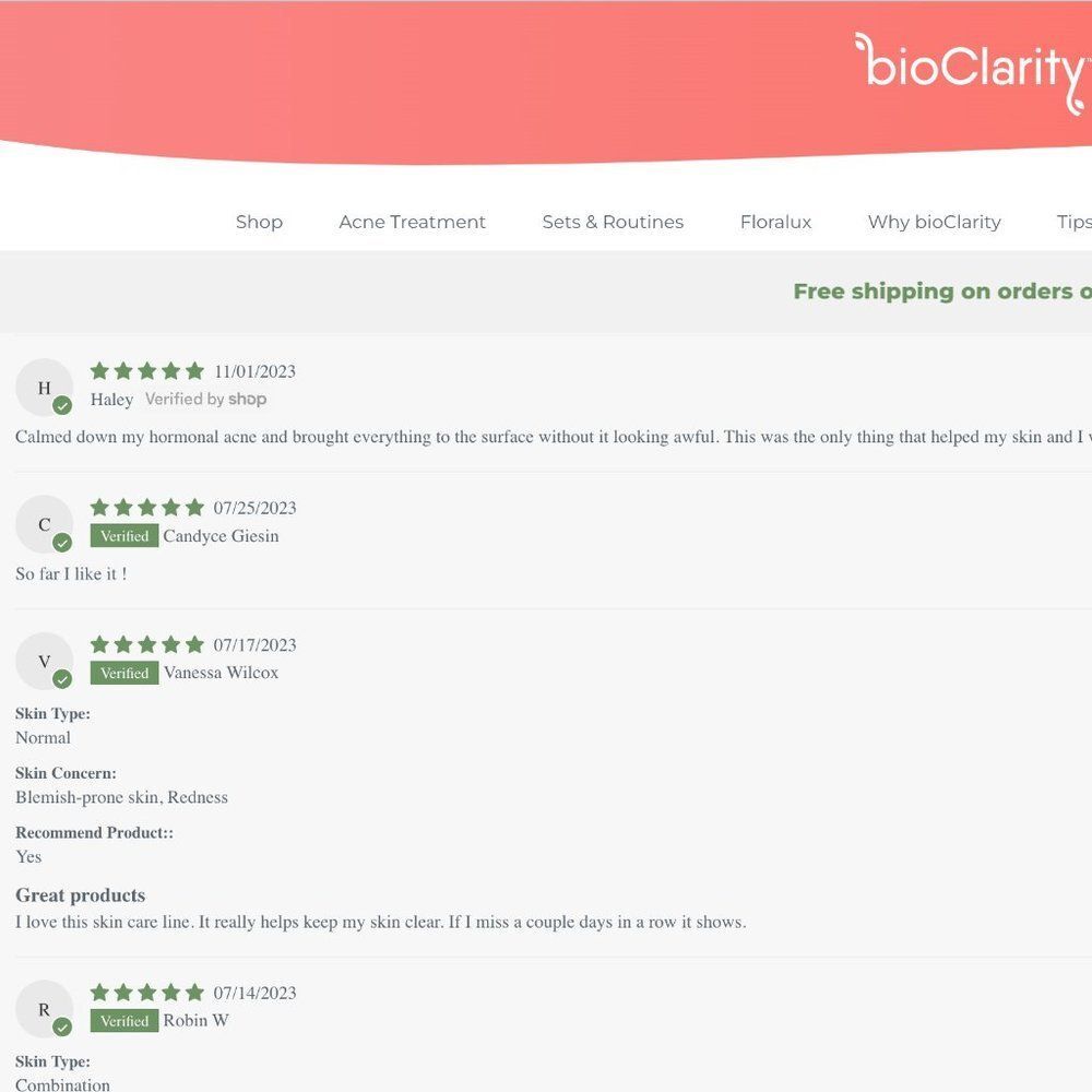 NWT bioClarity Clear Skin Routine for Acne Prone Skin NIB - Picture 6 of 11